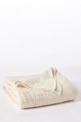 Coyuchi Topanga Organic Matelasse Throw