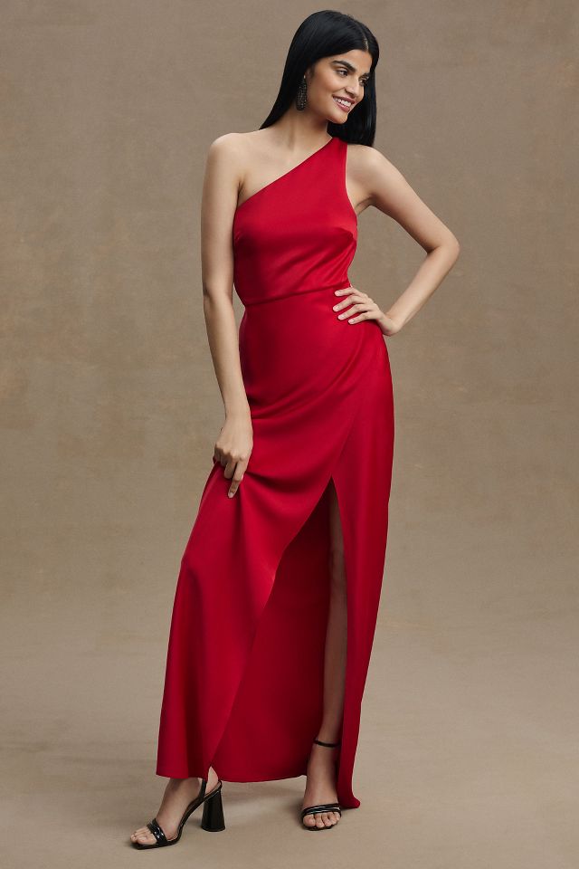 Bhldn one 2025 shoulder dress