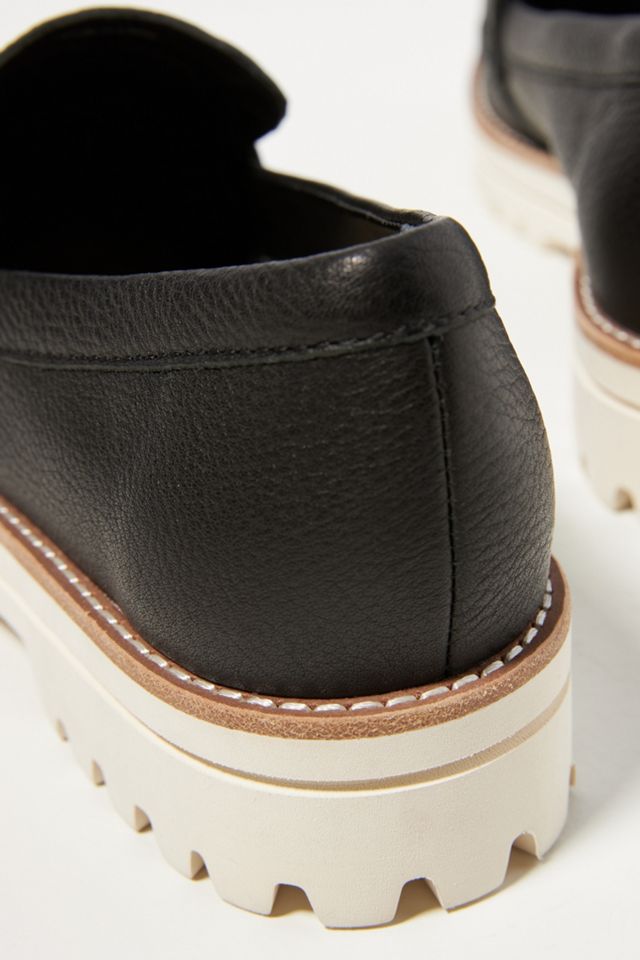 Dolce vita aubree loafer, black snake skin, EUC SZ 9.5 DV DOLCE VITA Aubree Penny Loafer Slip On Chunky Platform  main image 3
