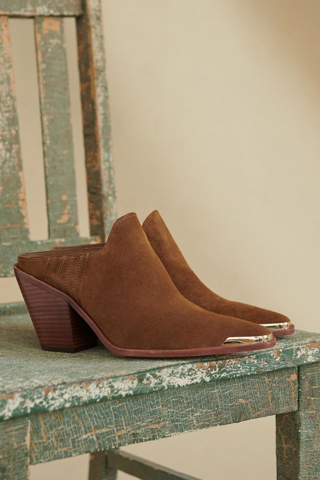 Dolce vita rogin suede heeled online mule