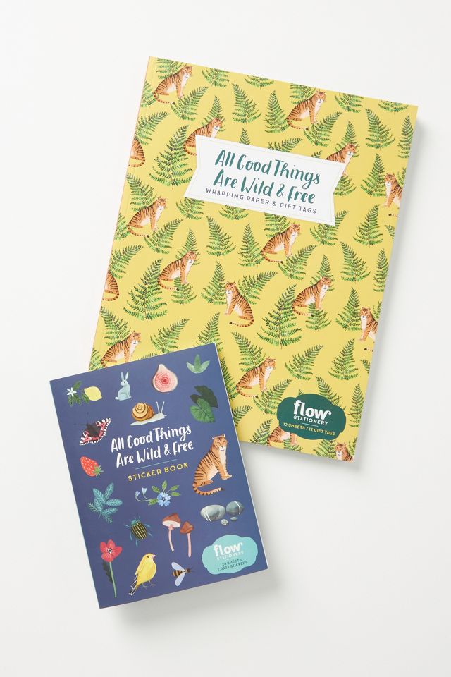All Good Things Are Wild & Free Wrapping Paper Book #1