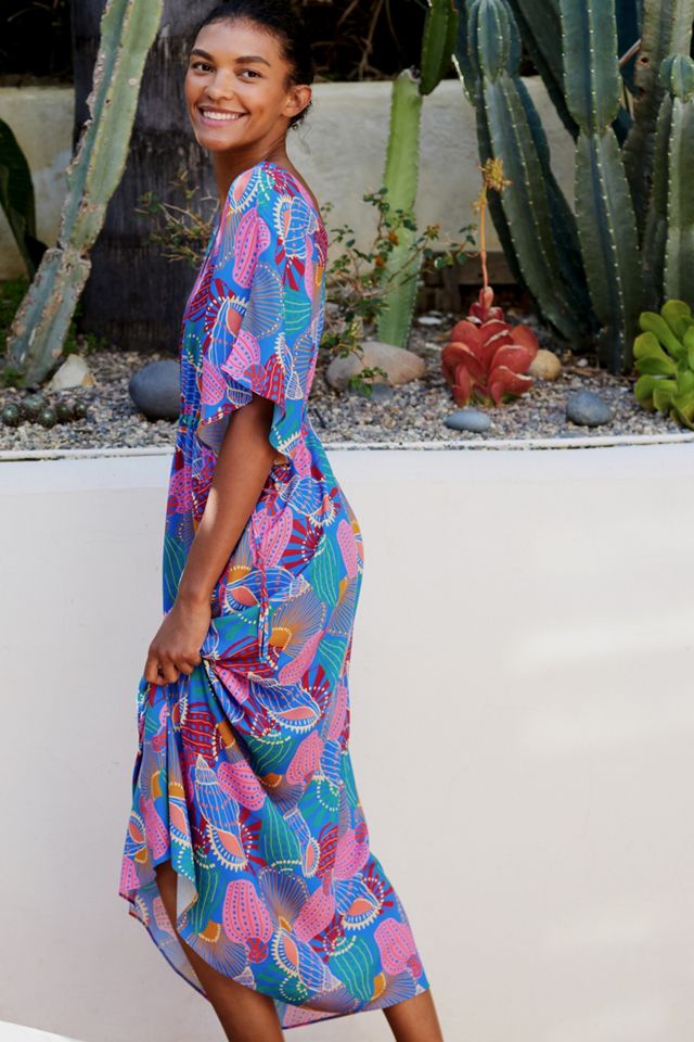 Farm Rio Seashell Cover-Up Maxi Dress #1