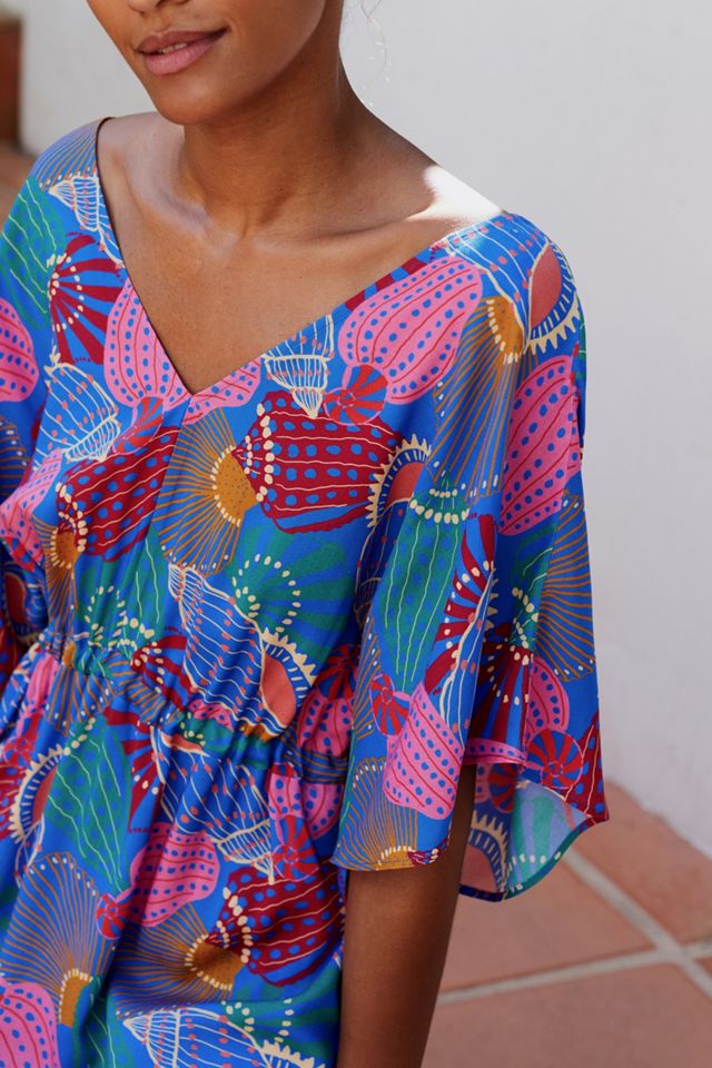 Farm Rio Seashell Cover-Up Maxi Dress #3