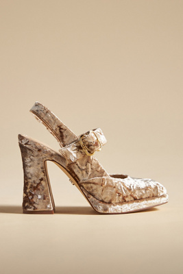 Sam Edelman Jildie Mary Jane Heels In Beige