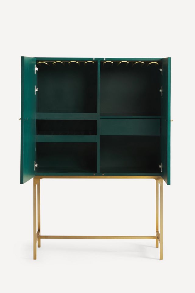 Optical Inlay Bar Cabinet #2