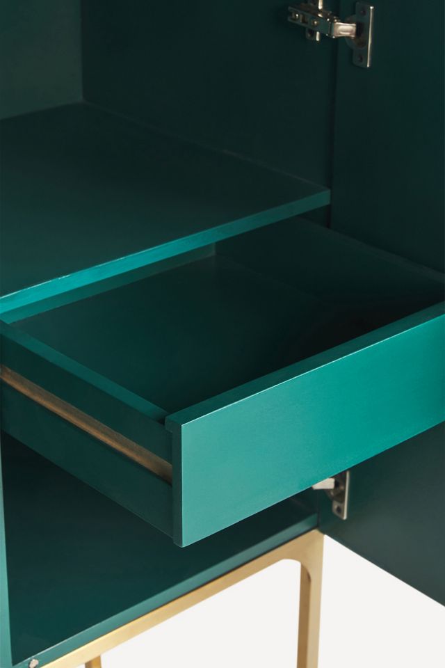 Optical Inlay Bar Cabinet #5