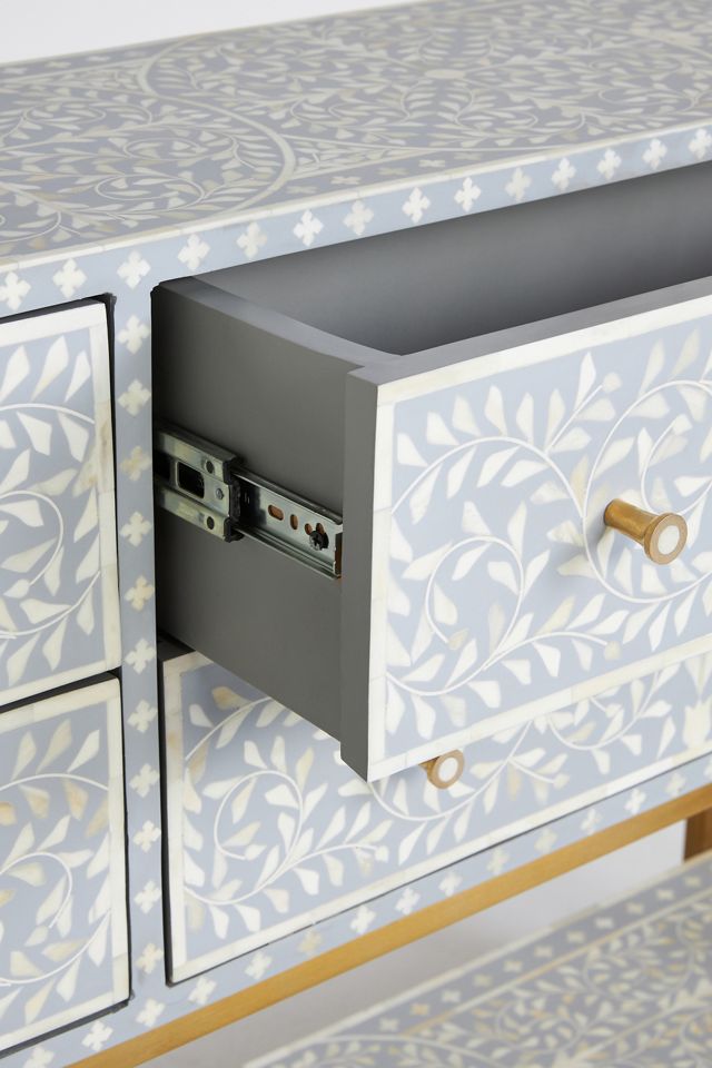 Scroll Vine Inlay Entryway Console #3