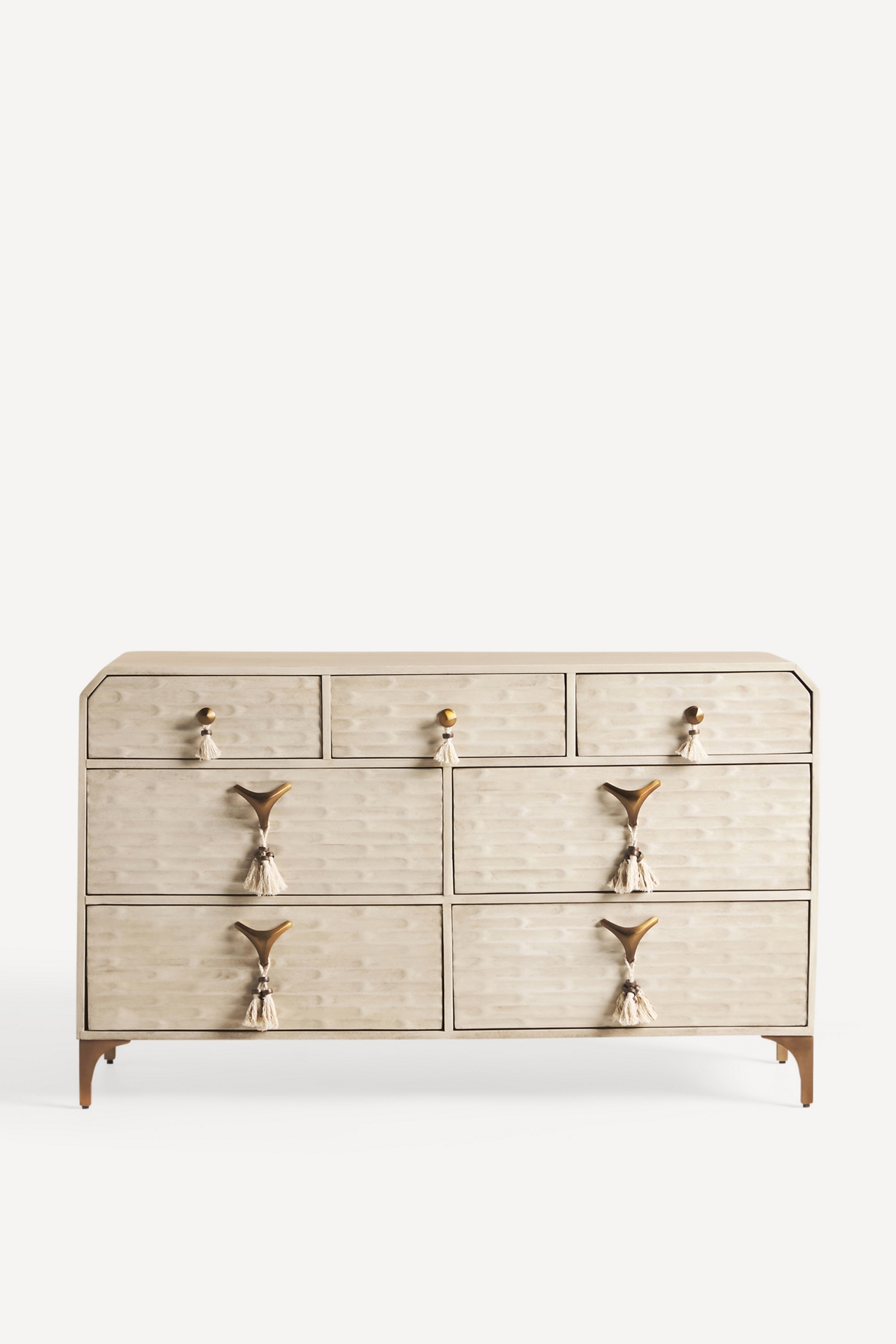 Zagora Tasseled Seven-Drawer Dresser