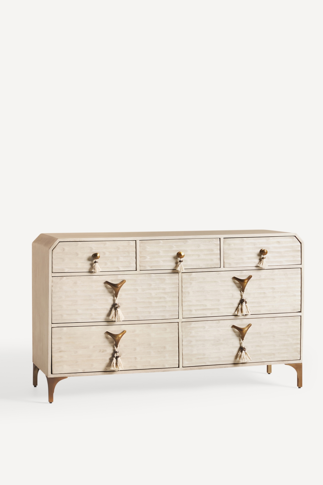 Zagora Tasseled Seven-Drawer Dresser