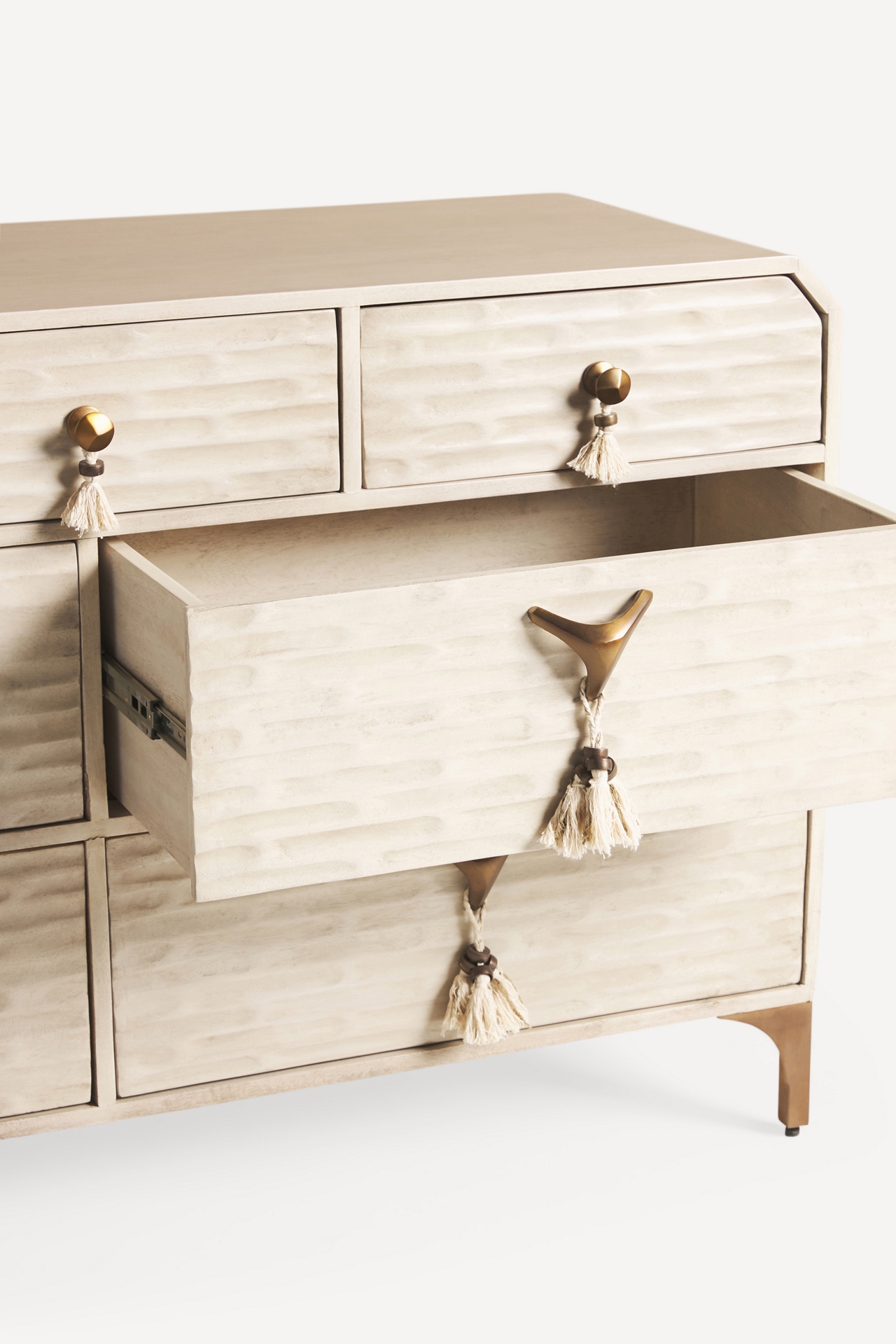 Zagora Tasseled Seven-Drawer Dresser