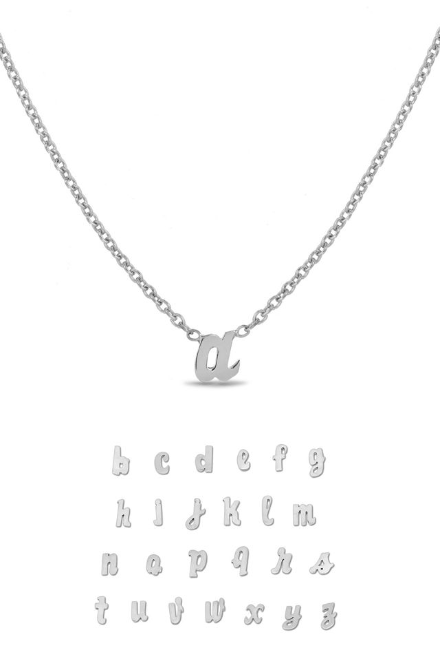 Heather Hawkins Sterling Silver Custom Initial Necklace