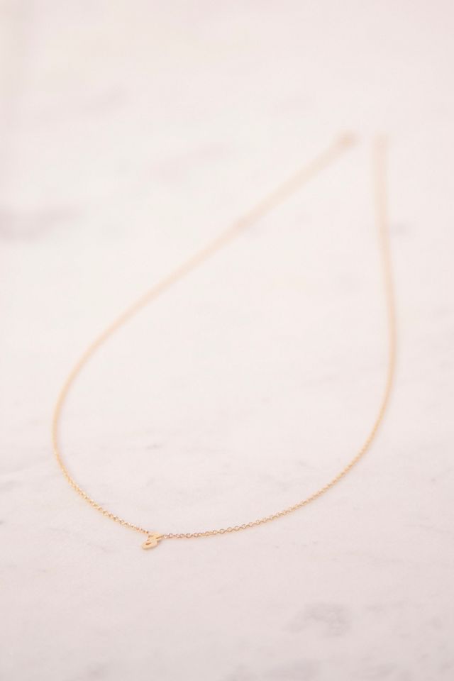 Heather Hawkins 14K Rose Gold Custom Initial Necklace #3