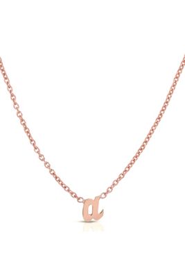 Heather Hawkins 14K Rose Gold Custom Initial Necklace