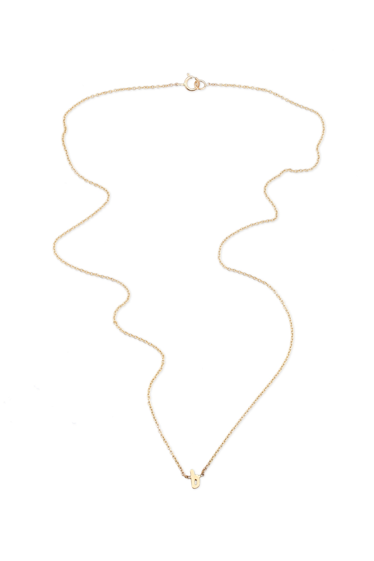 Heather Hawkins 14K Yellow Gold Custom Initial Necklace