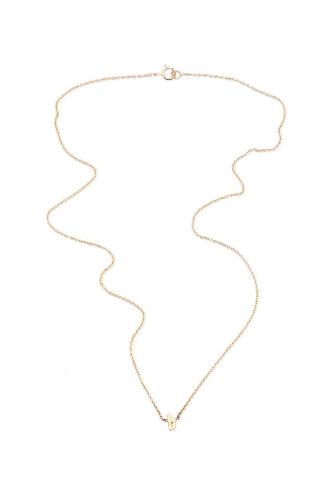 Heather Hawkins 14K Yellow Gold Custom Initial Necklace #1