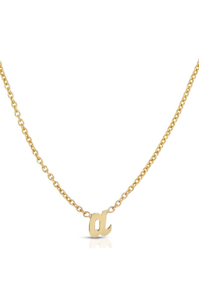 Initial Lock Necklace – Pine Jewellery