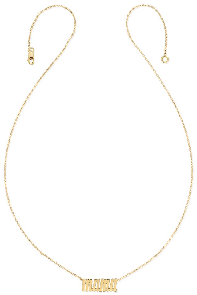 Heather Hawkins 14K Custom Script Necklace #1