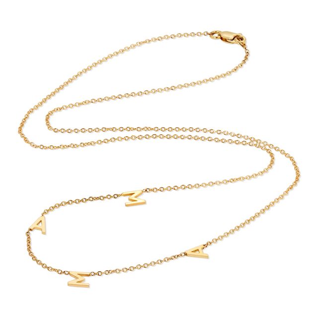 Heather Hawkins 14K Spaced Out Custom Necklace #2