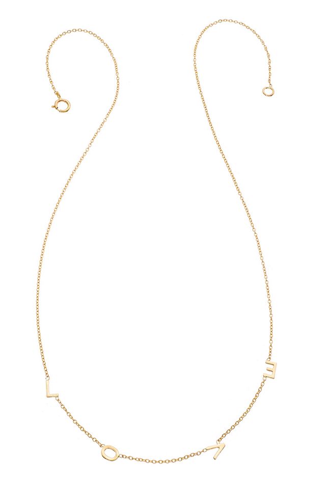 Heather Hawkins 14K Spaced Out Custom Necklace #4
