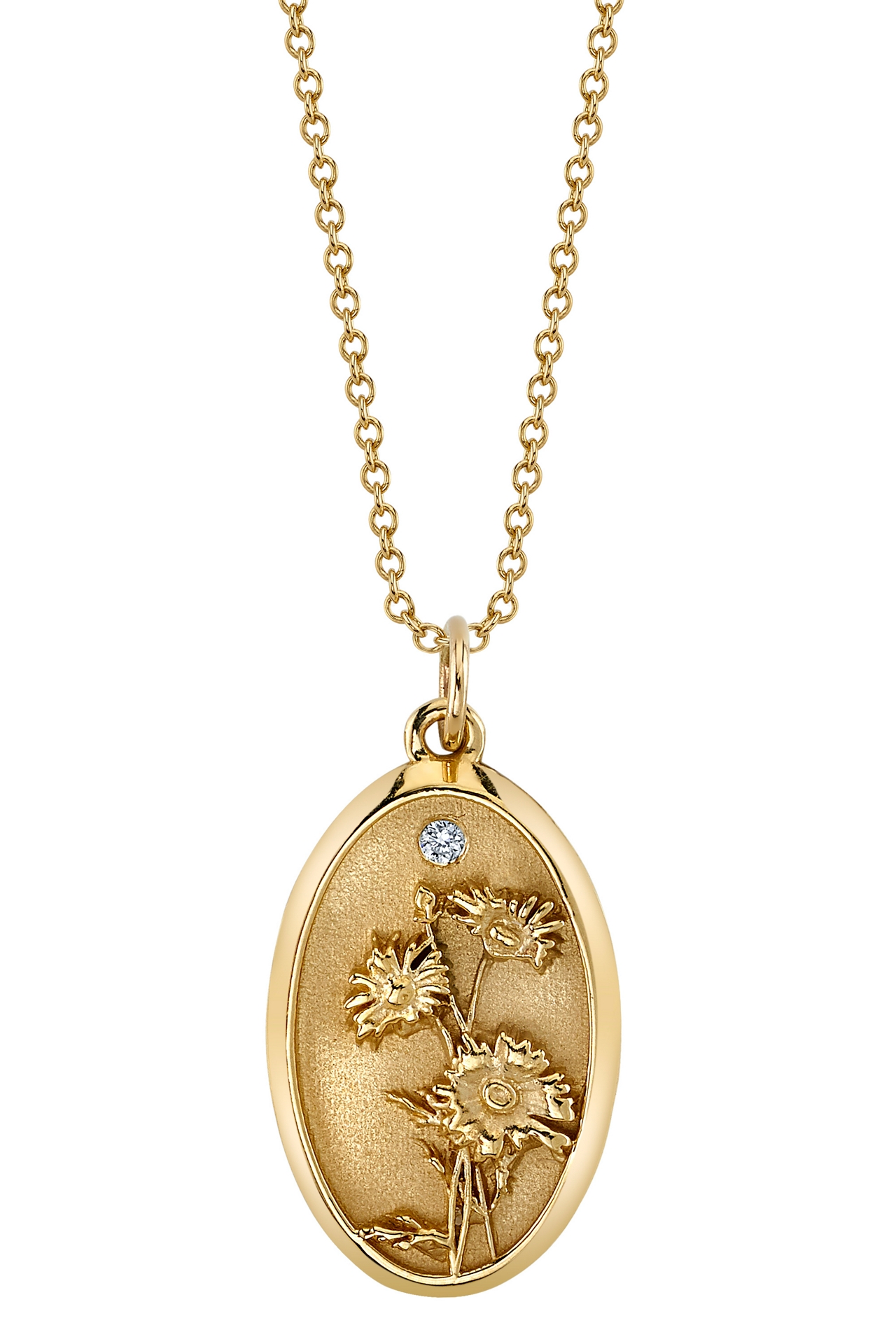 Starling April Birth Flower Charm