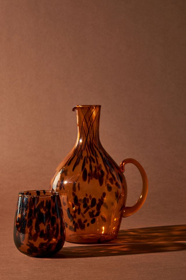 Tortoise Glass Pitcher #2