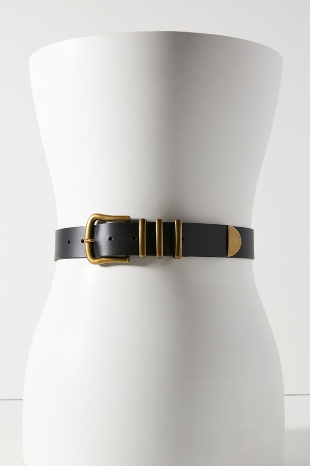 Anthropologie Western Leather Belt | Black | 2x Western Leather Belt | Anthropologie main image 4