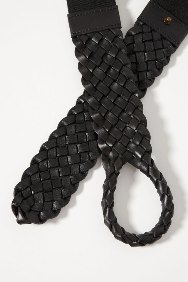 Leather Diamond Stretch Belt #1