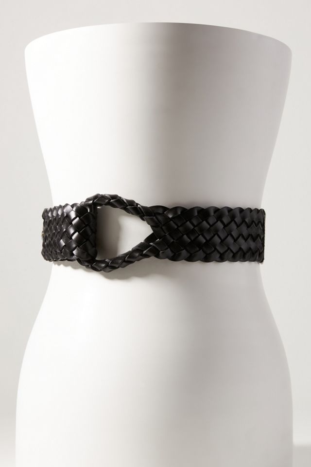 Leather Diamond Stretch Belt | Anthropologie