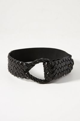 Leather Diamond Stretch Belt