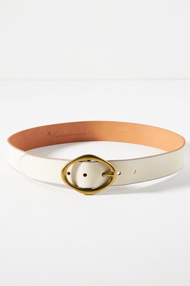 Sculptural Leather Belt | Anthropologie