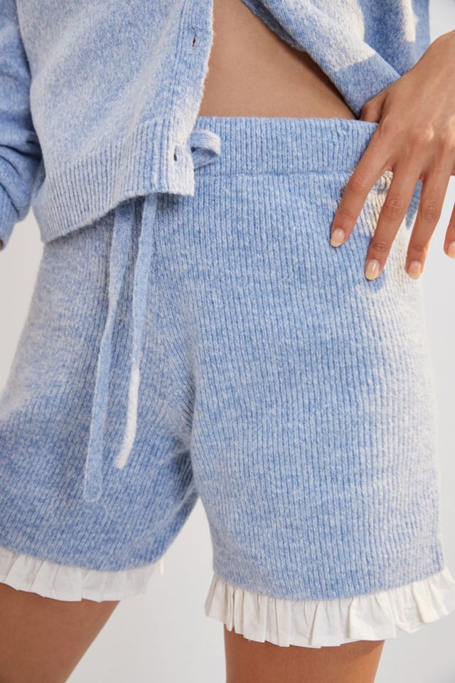Ensemble de détente en tricot à volants Daily Practice by Anthropologie #1