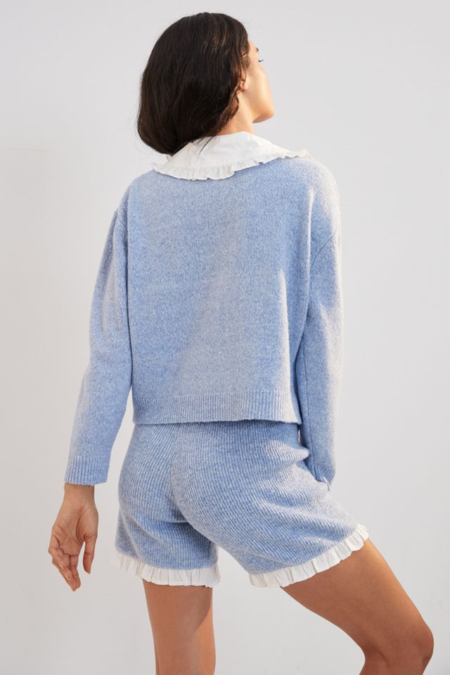Ensemble de détente en tricot à volants Daily Practice by Anthropologie #2