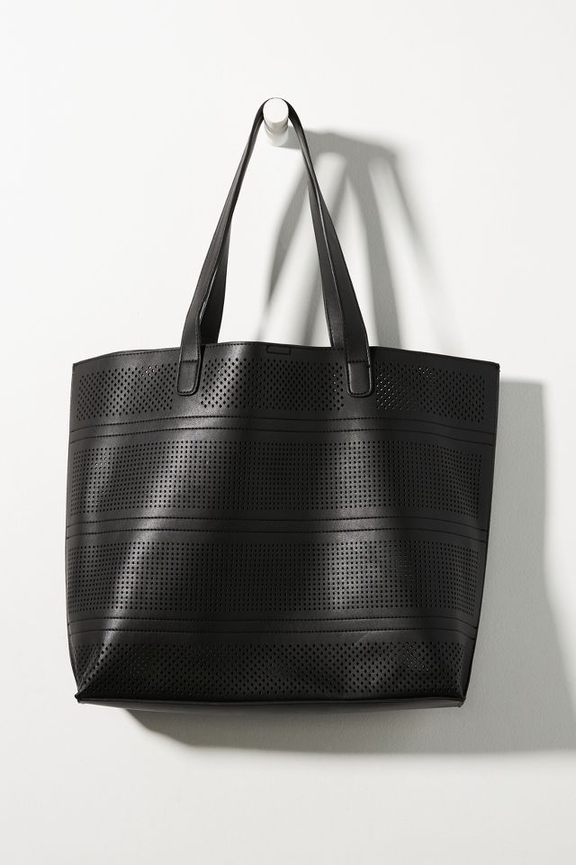 Perforated tote outlet bag