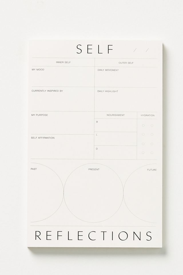 Wilde House Paper Self Reflections Notepad #1