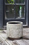 Textured Cylinder Ceramic Pot #1