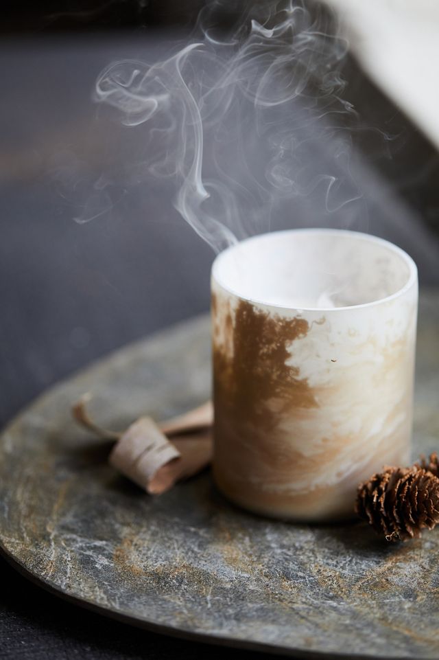 Linnea Marbled Metallic Candle Collection #2