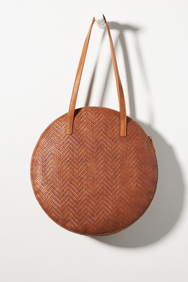 Woven Circle Tote Bag #1