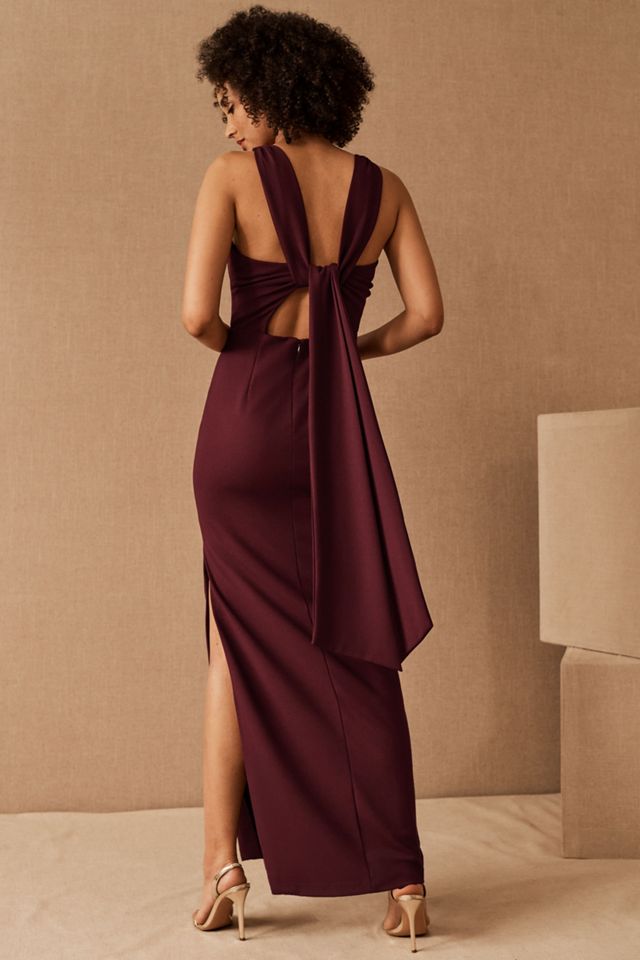 London Crepe Tie-Back Dress #1