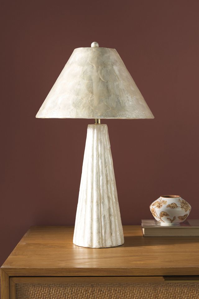 Anastasia Capiz Table Lamp #1