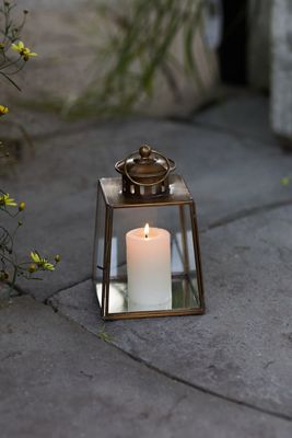 Brass Pyramid Lantern