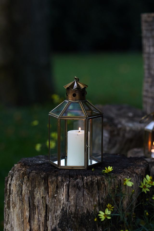 Brass Hexagon Lantern #2