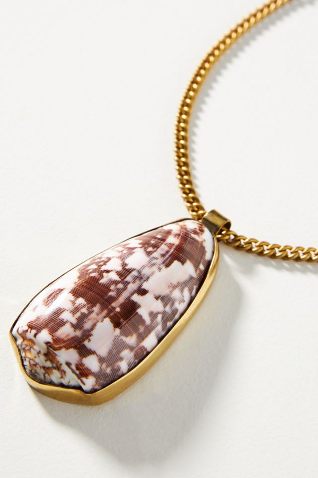 Lena Bernard Shell Pendant Necklace #1