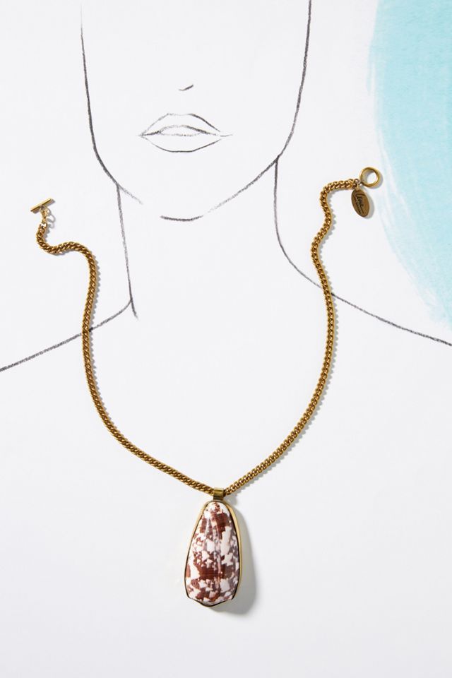 Lena Bernard Shell Pendant Necklace #2