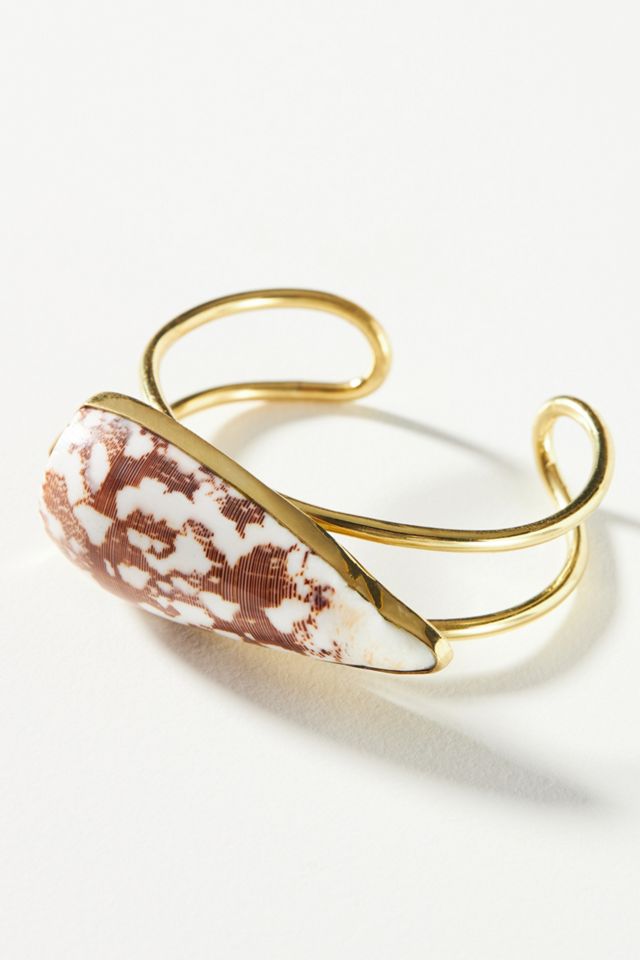 ブレスレット Lena Bernard Star Cuff Bracelet Lena Bernard Horizontal Shell Cuff Bracelet | Anthropologie