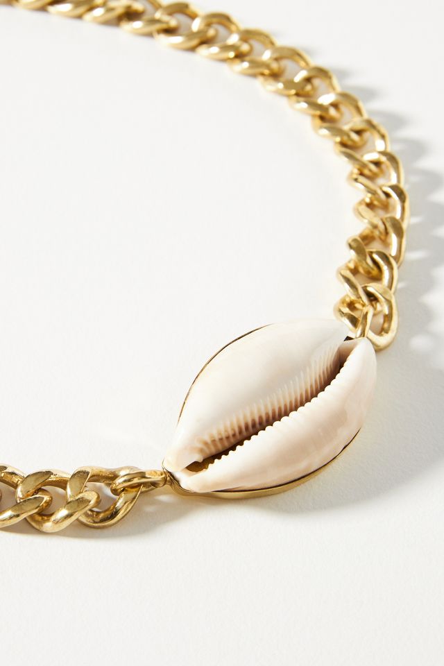 Anthropologie hot sale shell necklace