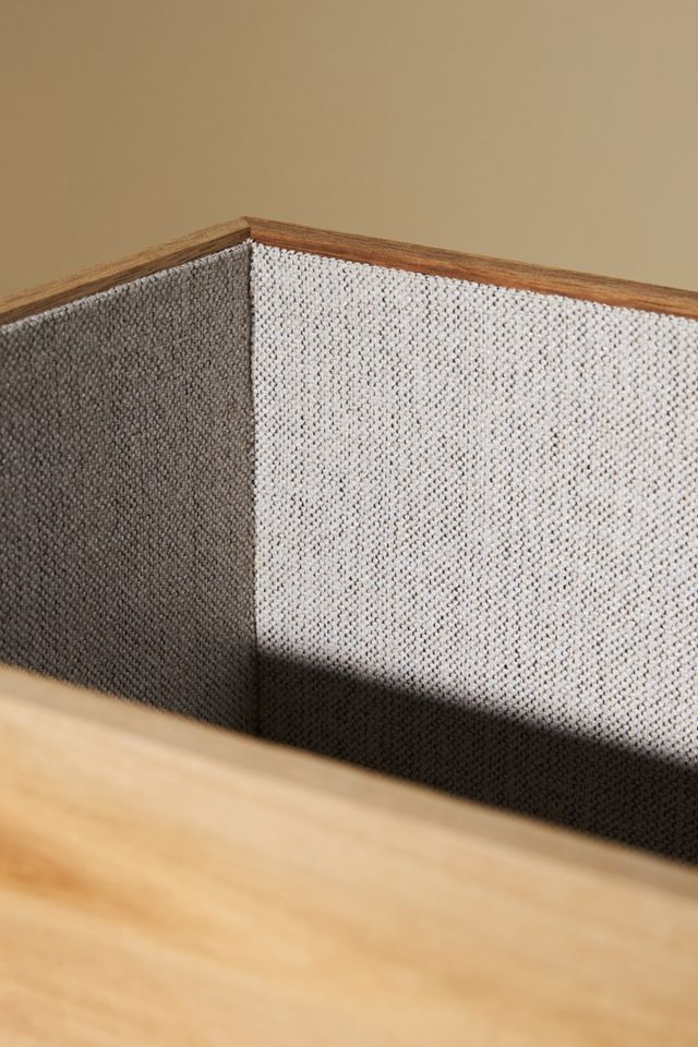 Neat Method Lined Acacia Bin #1