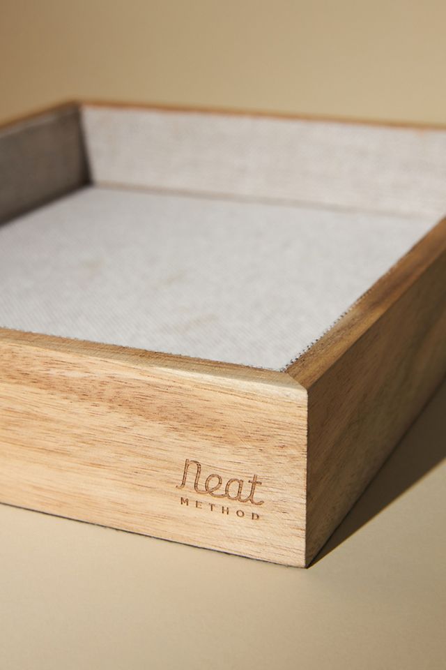 Neat Method Acacia Divider Tray #1