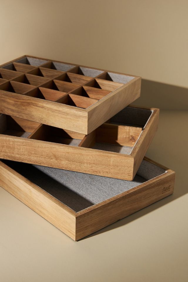 Neat Method Acacia Drawer Inserts, Expandable, 3 Sizes on Food52