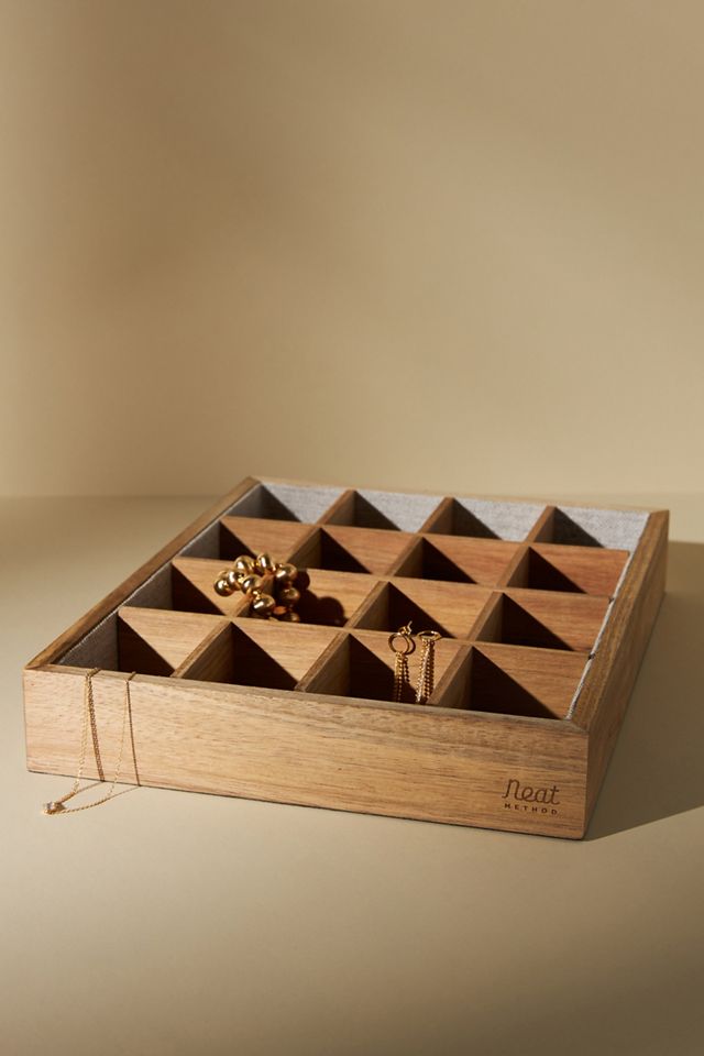 Neat Method Acacia Divider Tray #1