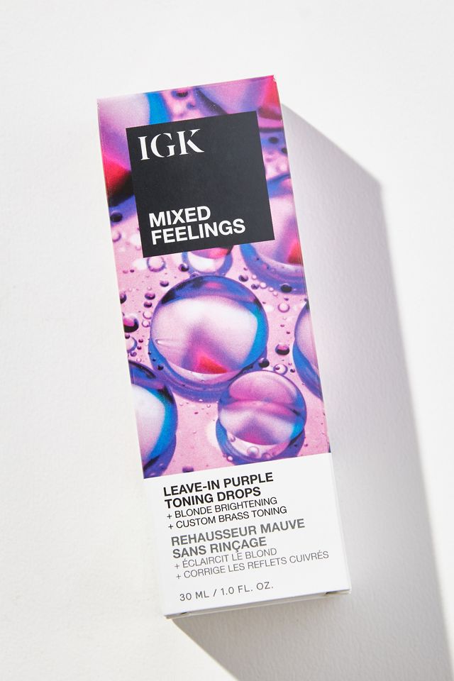 IGK Mixed Feelings Leave-In Blonde Toning Drops #1